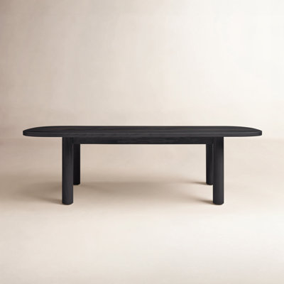 Good Times Oak Oval Solid Wood Top Dining Table