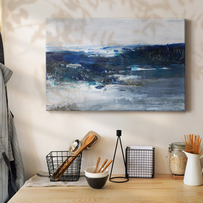 Mysterious Sea II-Gallery Wrapped Canvas, 12" H x 18" W