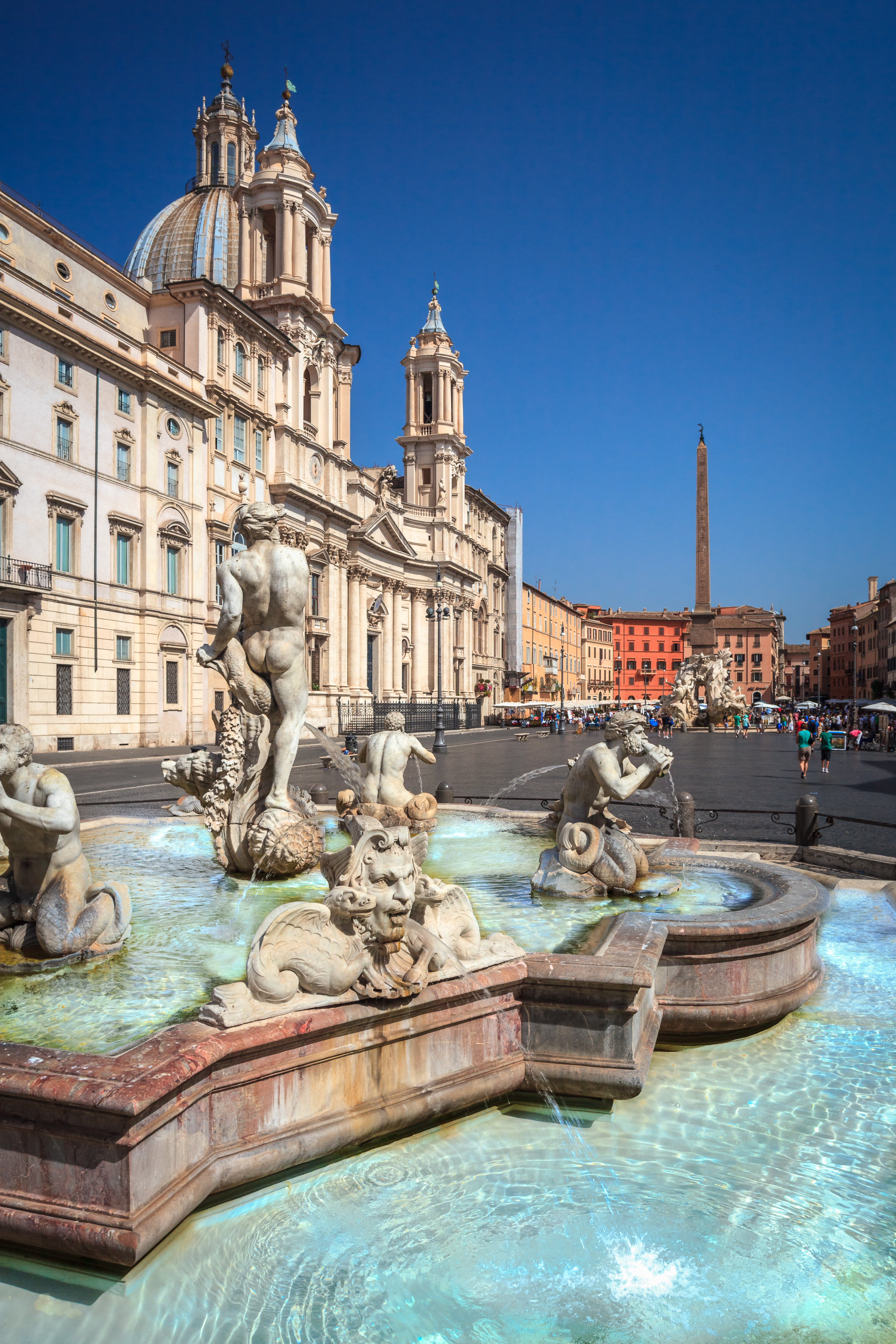 Napolean Square Rome Ebern Designs Navona Square, Rome by Nicola Forenza - Wrapped Canvas ...