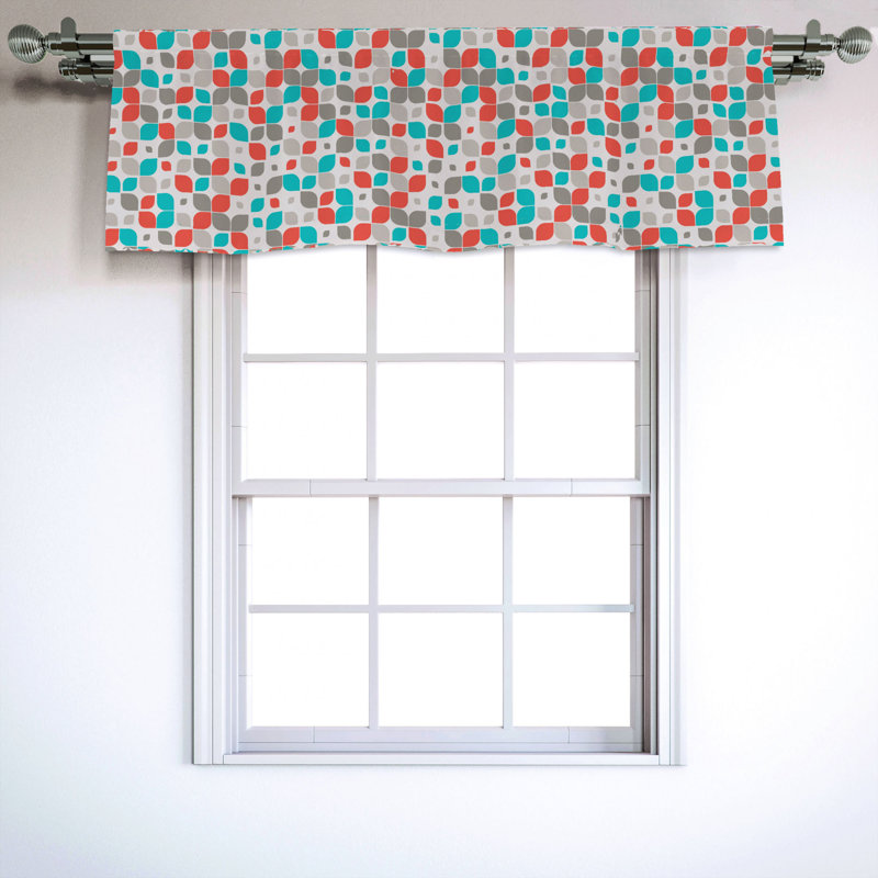 Sateen Ruffled Window Valance