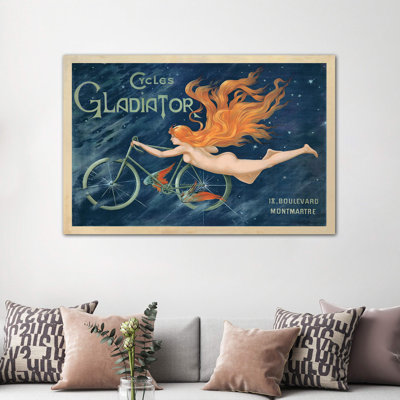 Cycles Gladiator, 1895 Ca. 1 Piece Wrapped Canvas Painting