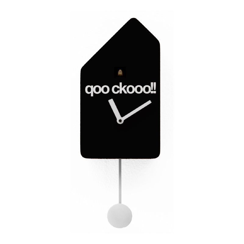 Beckmann Wood Wall Clock, Black
