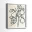 Encre poire branche I - impression encadrée de qualité supérieure - prête à être accrochée - aucun clou requis - aucun clou requis-108019337-108019341