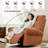 Picture Color 100% Polyester Electric Recliner