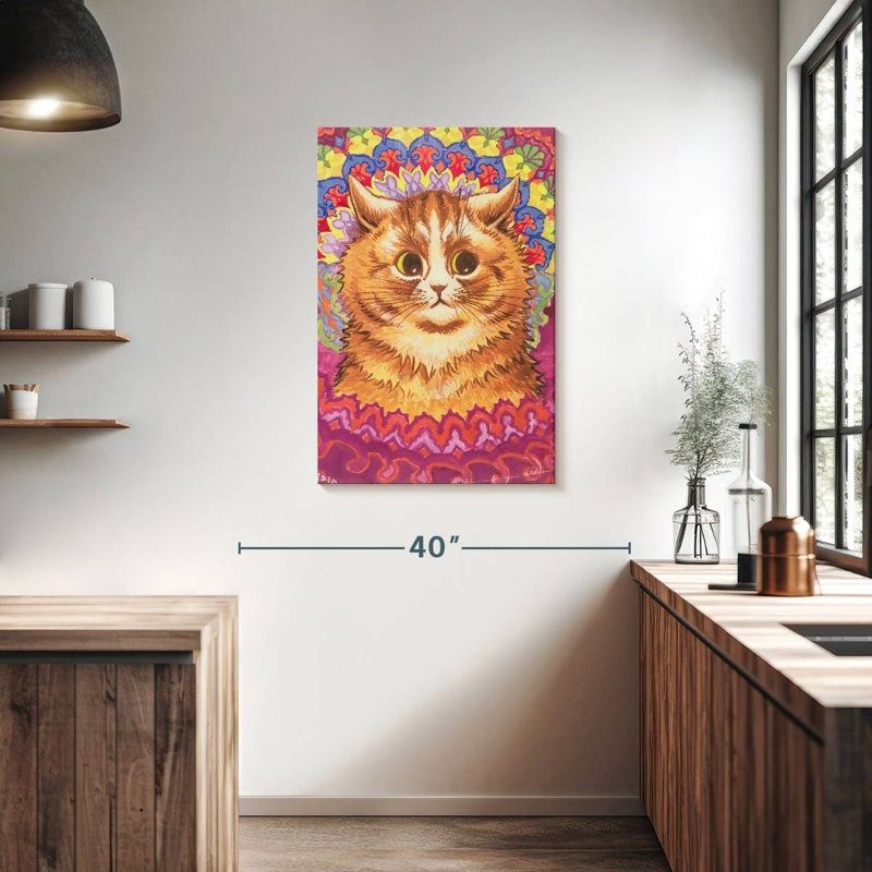 Brampt A Psychotic Cat, 36" H x 24" W