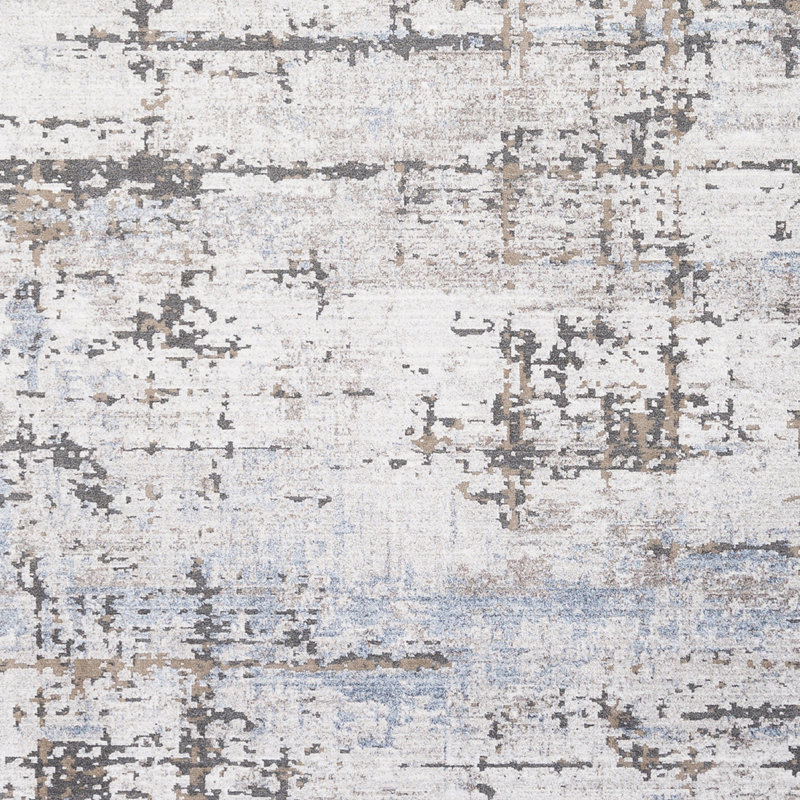 Barefield Viscose Abstract Indoor Rug, Rectangle 2' x 3'