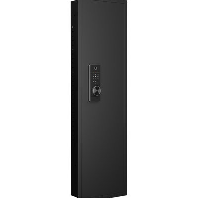 53" In Safe With Break-In Defense - Hidden Storage For Rifles, Touch Screen Access, Customizable Compartments Valuables Fingerprint Lock, Adjustable Interior, Heavy-Duty Steel, Measures