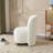 Modern Low-Back Armless Accent Chair Ideal For Small Living Spaces, Bedroom, Balcony And More, Offering Comfort And Style