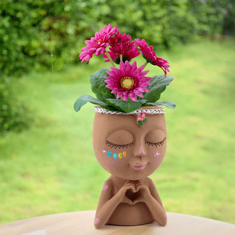 Pot à fleurs Meltset Face Pots Head