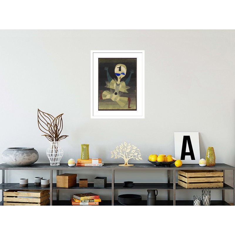 «Runner at the But (Läufer am Ziel)» par Paul Klee, impression giclée encadrée, 29,5 po H x 23,26 po L