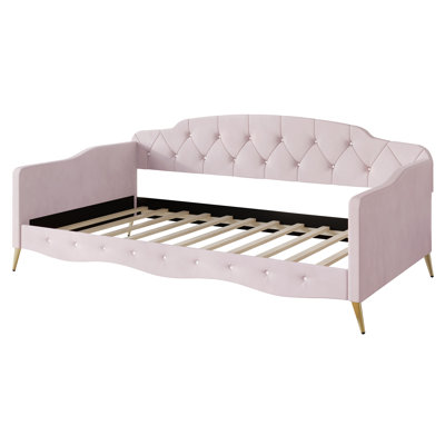 Arwilla Twin Size Daybed in Velvet