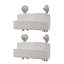 EasyStore 2-Piece Corner Shower Caddy Set
