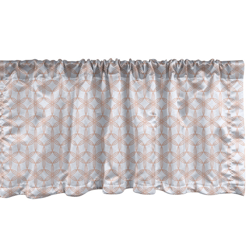 Ensemble de 2 cantonnières Ambesonne Damask 46780, L 54 po x L 12 po