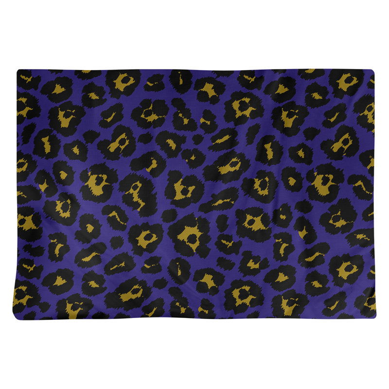 Napperon 18 "Baltimore football, Mauve/ or métallique / noir, polyester