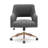 33'' H Boucle Upholstered Rolling Task Chair-662484170