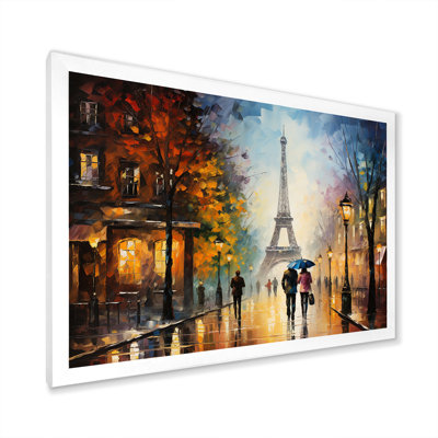 Couple romantique à Paris I - City Paris, art mural