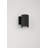 Plaza 100 Wall Sconce, 14W, Black Finish