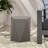 Modern Pentagonal Lightweight Concrete Side Table, 16x16x18, No Assembly, Gray Granite Chip Design, Pentagon Shape, Assembly