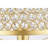 Ensemble de lampes de table dorées 15 po