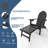Arvilla Foldable Outdoor Adirondack Chair