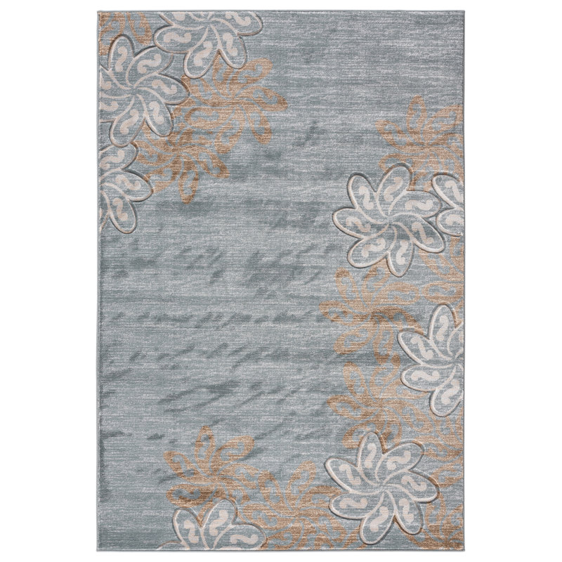 Zader Floral Indoor Rug, Rectangle 5'2" x 7'5"
