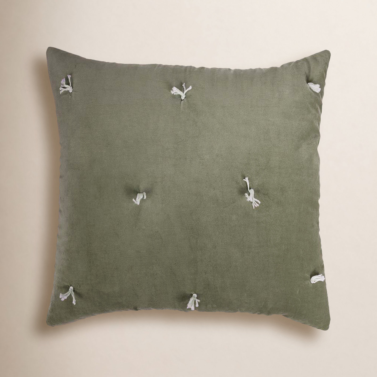 Geoff Cotton Pillow Sham, Euro, Laurel