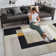 Milo Modern Printed Area Rug - Minimalist Color Block Area Printed Rug