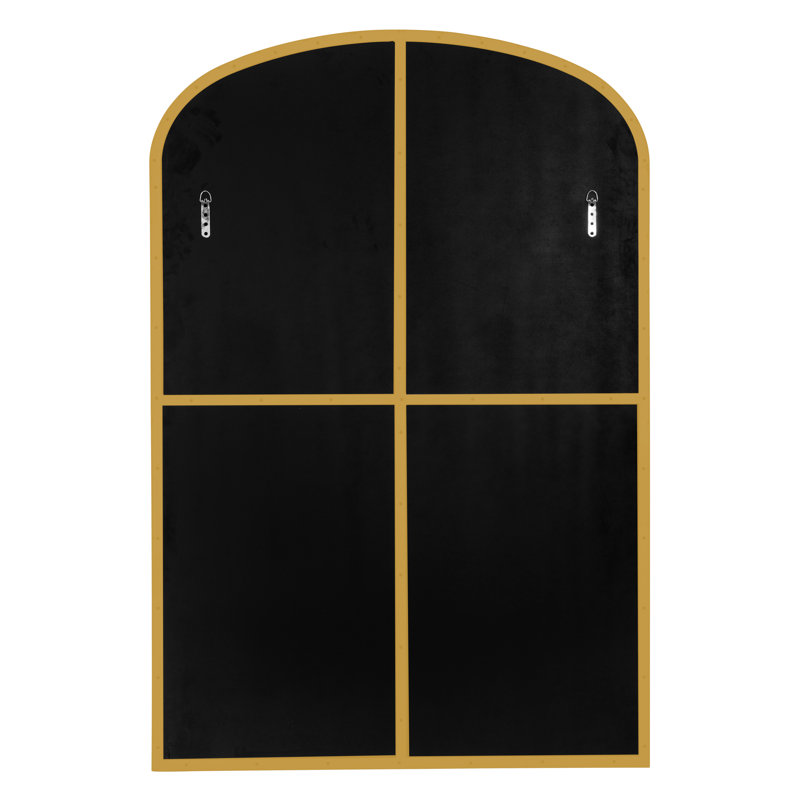 Eaton Metal Floor Mirror, Gold
