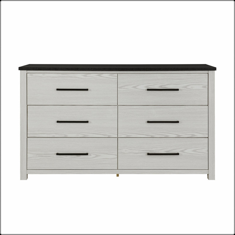 Commode beige Avery avec tiroirs spacieux et design contemporain pour les chambres modernes et le rangement organisé