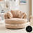 43.3'' W Oversized Round Upholstered Swivel Barrel Chair & Accent Chair-117419208