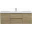 Meuble-lavabo simple 59,06 po avec plateau en résine-601912989