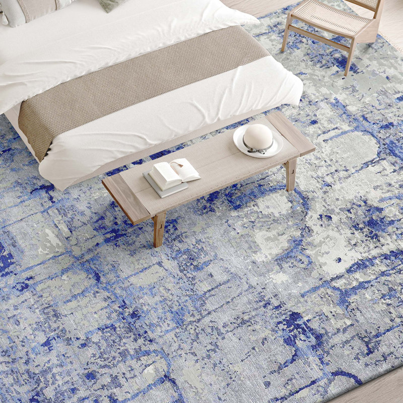 Abstract Area Rug, Rectangle 9' x 12'