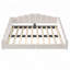 Lit plateforme tapissier avec garniture cloutée-217167893
