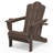 Wolak HDPE Folding Adirondack Chair With Dual Cup Holder-1671331616