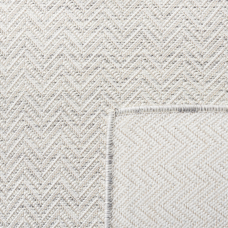 Tapis intérieur / extérieur ivoire / multicolore Hypatos 233, Rond 6 pi 5 po