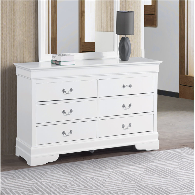 Commode Louis Phillipe G3190-D, Blanc