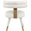 Chaise d'appoint rembourrée en velours Reimers-1441763671