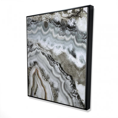"Géode abstraite" sur toile