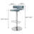 Chrome Adjustable Swivel Stool-540433047