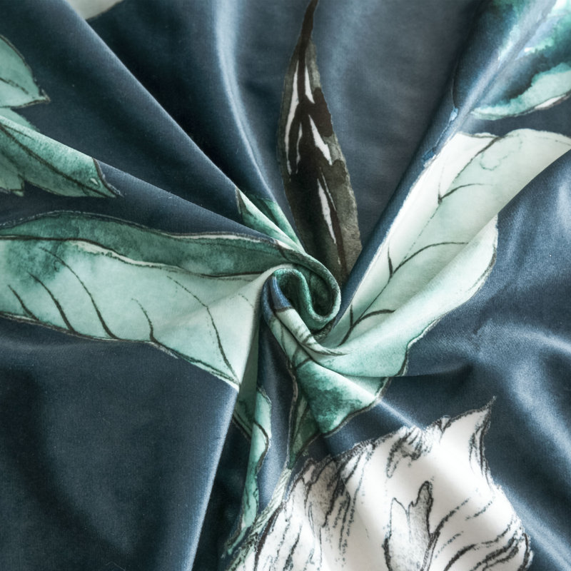 Leafshade Bedding, Queen Duvet Cover + 2 Standard Shams