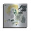Art mural luxueux en métal «Verdant Monorph 2» par June Erica Vess, 36 po x 36 po-1387978588