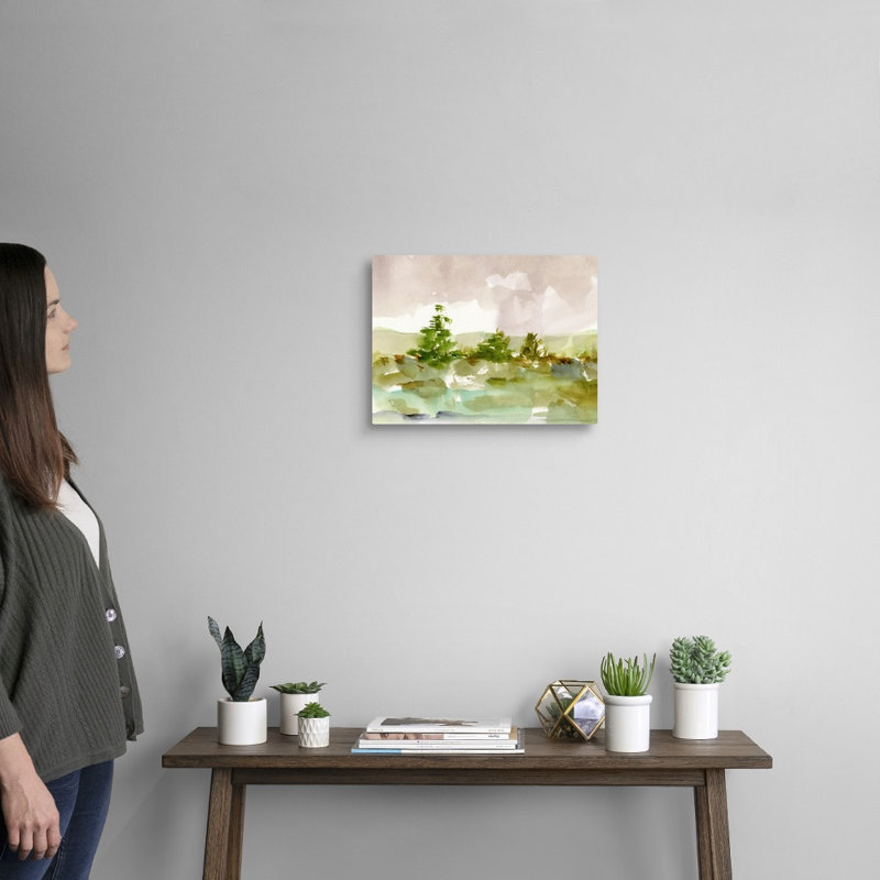 «Morning Retreat I» par Ethan Harper - reproduction d'art, Toile tendue, H 12 po x l 16 po x P 1,25 po