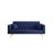 Blue Velvet Bed, 71-Inch - Suitable For Small Living Room, Bedroom, Office 3 Adjustable Positions, Materials, Simple Assembly And Coziness 71" Bed Fits Environments Posture Settings, Solid-2076324363