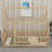 House-Shaped Floor Bed With Roof Frame And Integrated Safety Guardrails