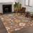 Machine Washable Indoor/Outdoor Chantille ACN2532 Traditional Rug-1229379373-1229379366