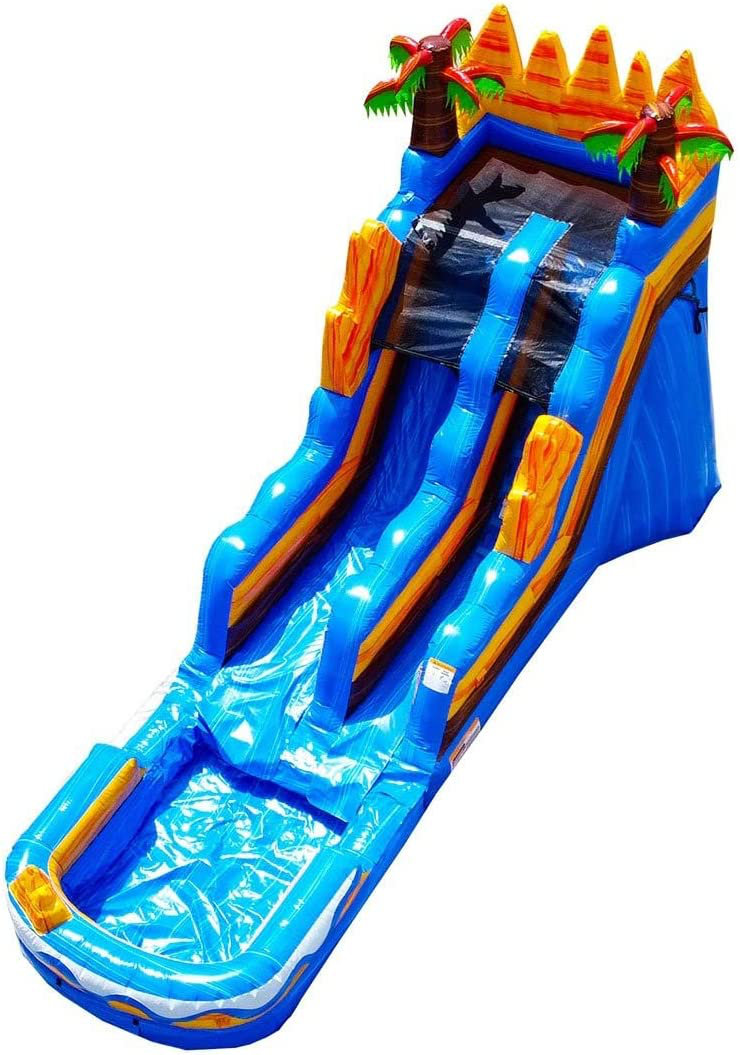 Jumporange 15 Ft Oasis Commercial Grade Water Slide With Pool With Blower Wayfair 0985