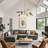 Lakendria 8 - Light Metal Sputnik Chandelier-114915835