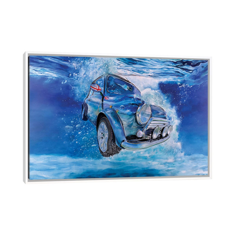 Mini 2 by Marcello Petisci - Print on Canvas, 101.6 cm H x 66.04 cm W, White Framed