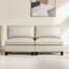 Canapé modulaire en cuir fleur 6 pièces Solena-1430296275