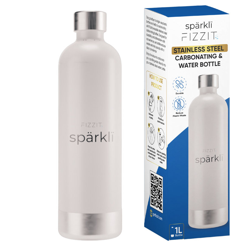 Bouteille d'eau FizzIt, Blanc